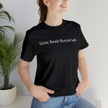 Load image into Gallery viewer, Lion Bred Christ Led. Unisex Short Sleeve Tee