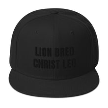 Load image into Gallery viewer, LION BRED CHRIST LED TM 3D Puff Blacked Embroidered Snapback Hat