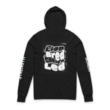 Load image into Gallery viewer, Lion Bred Christ-Led Raised Hooded Long Sleeve Tee
